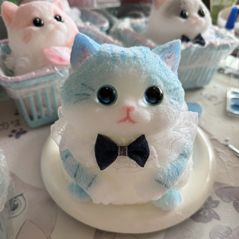 Squishy Chubby Kitty - Blue