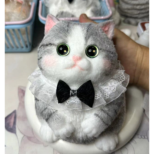 Squishy Chubby Kitty - Grey